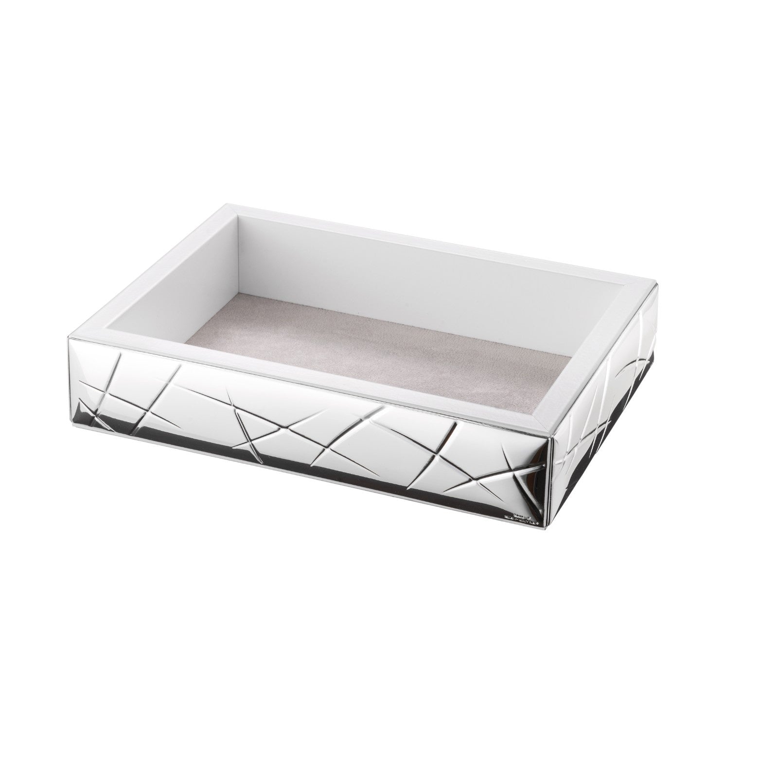 Wood & Silver Tray